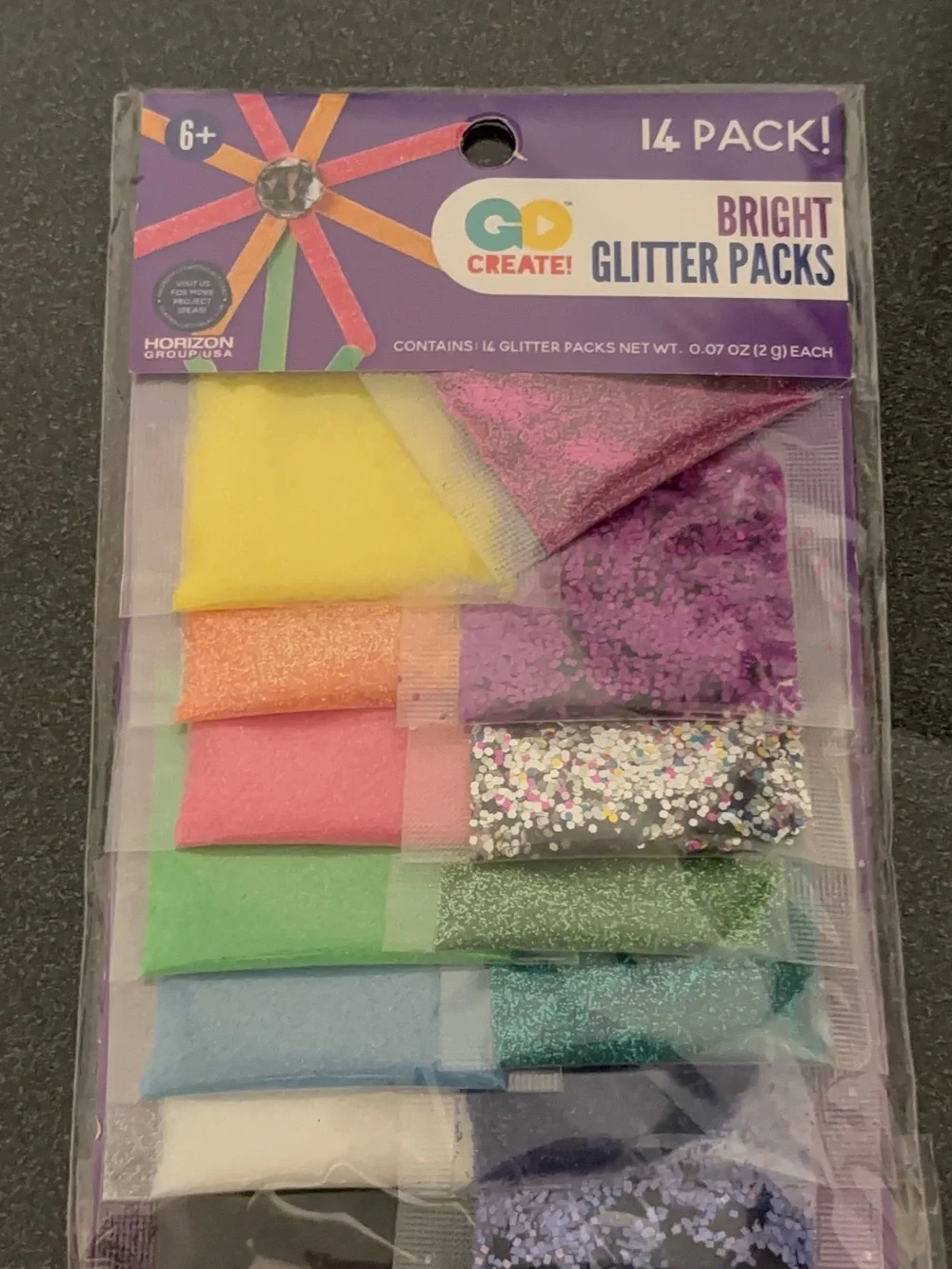 Bright Glitter Packs - Multi Color